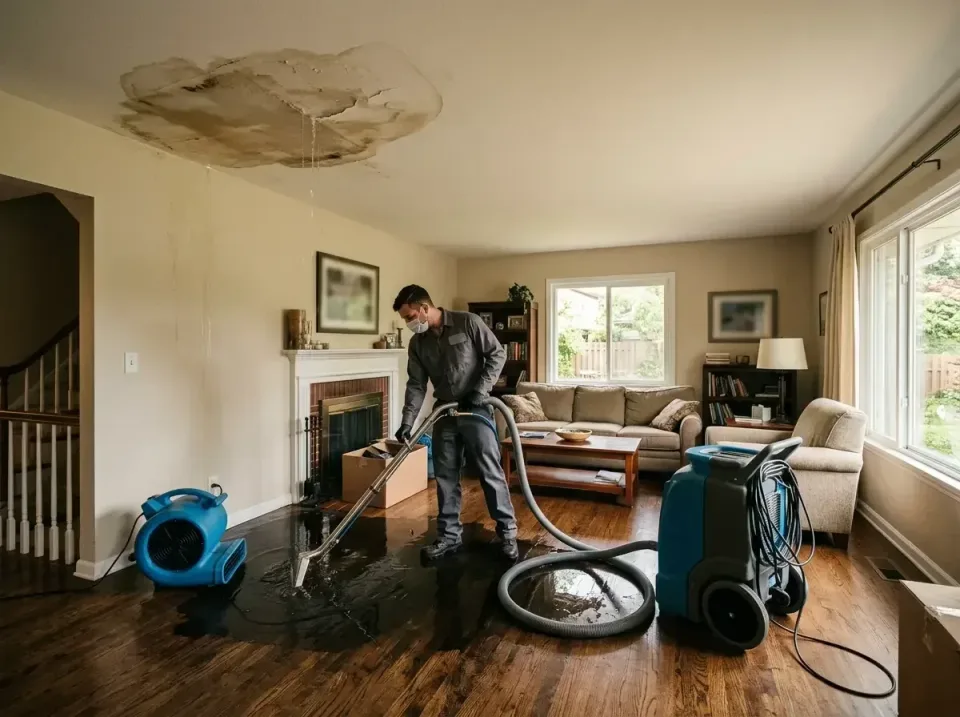 attic-pipe-burst-ceiling-drip-008 — frequently asked questions, Water Damage Restoration & Carpet Care in Oakmont, PA